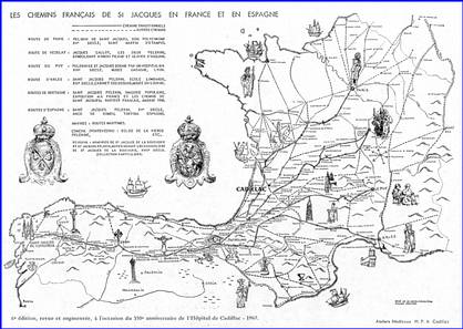 Carte de René de la Coste-Messelière et Claude Petitet