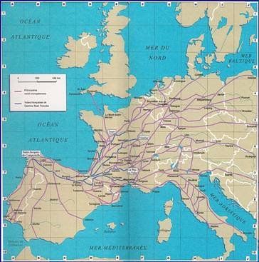 Carte des voies