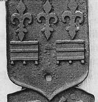 les armes de l'abbé de Conques en 1758