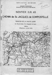 le premier topo-guide du premier chemin de Compostelle